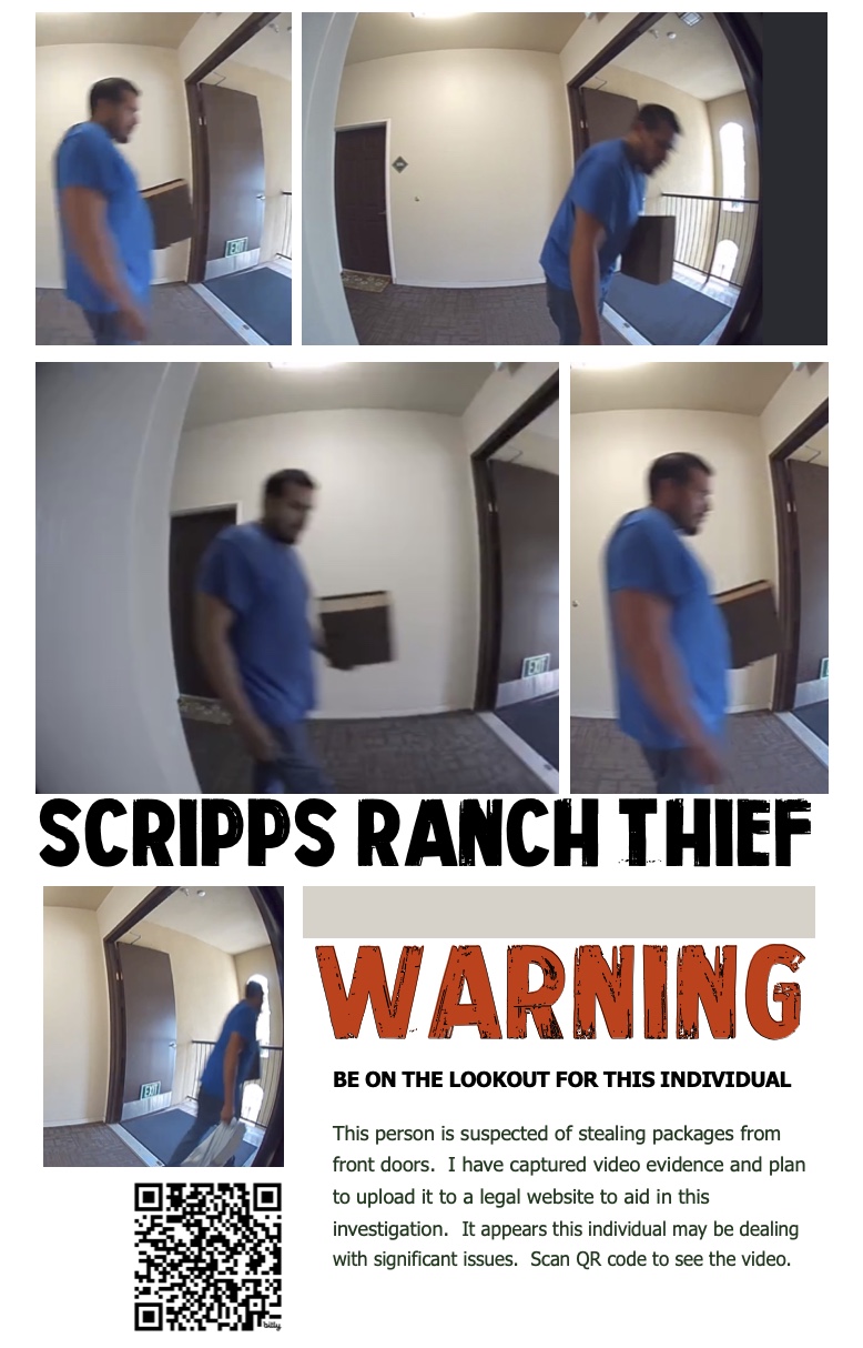 SCRiPPS RANCH THiEF ViDEO